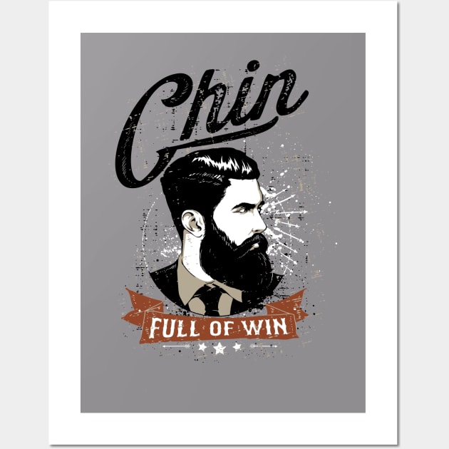 A chin full of win Wall Art by StarlightDesigns